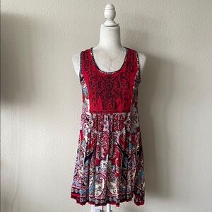 Altar’d State Bohemian Embroidered‎ Dress Size Small